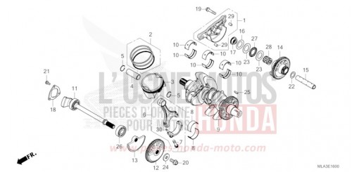 VILEBREQUIN/PISTON CMX1100A2P de 2023